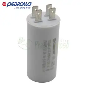 12 F - 12,5 micro farad 450 VL condensator Pedrollo - 1