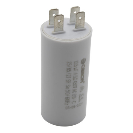 Condensateur 12 F - 12,5 micro farad 450 VL Pedrollo - 1