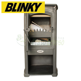 Modena - Beschädigter 7,3 kW roter Holzofen BLINKY - 1