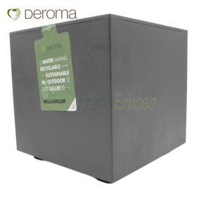 Millennium R Cube - 25cm anthracite box planter