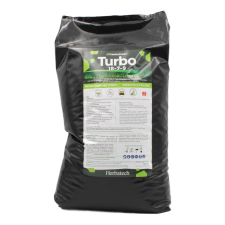 Turbo - Engrais pour pelouse 10 kg Herbatech - 1