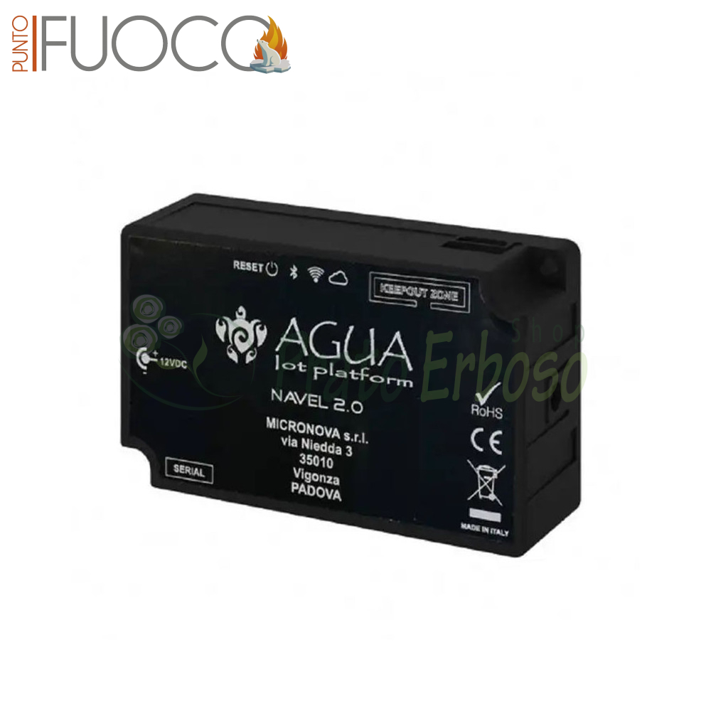 ペレットストーブ　wifi module AGUA NAVEL 2.0 STD punto-fuoco-t009-navel-20-wifi