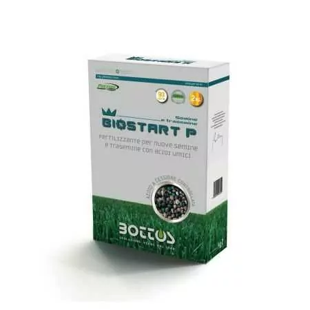 Bio Start 12-20-15 - Fertilizer for the lawn of 2 Kg Bottos - 2