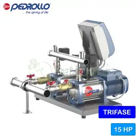 CB2 - FCR 15/4 - Three-phase pressure group 2x7.5 HP Pedrollo - 1