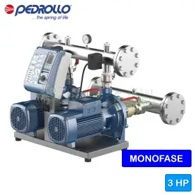 CB2 - HTm 5/3 - Groupe pressurisé monophasé 2x1,5 HP Pedrollo - 1