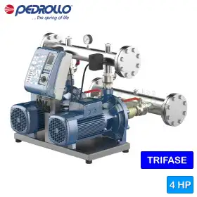 CB2 - HT 8/4 - Groupe surpresseur triphasé 2x2 HP Pedrollo - 1