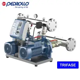 CB2 - HT 10/6 - Groupe surpresseur triphasé 2x4 HP Pedrollo - 1