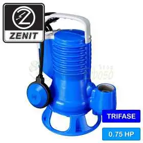 75/2/G40V A1BT5NCQTRG - Pompă electrică VORTEX trifazată de 0,75 CP pentru ape uzate Pedrollo - 1