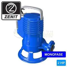 Pompe électrique VORTEX monophasée 2 CV (200/2/G50V A1CM5NCQTC) pour eaux usées Zenit - 1