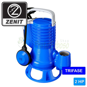 200/2/G50V A1CT5NCQTRG - 2 PS dreiphasige VORTEX-Elektropumpe für Abwasser Zenit - 1