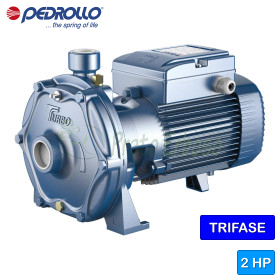 TURBO 6B - 2 HP three-phase twin-impeller centrifugal electric pump Pedrollo - 1