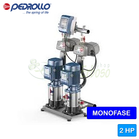 GP2Wm - FCR 80/5 - Surpresseur monophasé 2x1 CV - Pedrollo