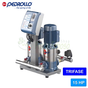 CB2 - HT 15/4 - Set përforcues presioni trefazor 2x7.5 HP - Pedrollo