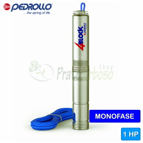 4BLOCKm 8/5 (20m) - 1 HP single-phase submersible pump Pedrollo - 1