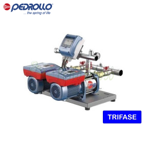 VSP2-PLURIJET 100/90 - Komplet përforcues trefazor i presionit 2x3 HP - Pedrollo
