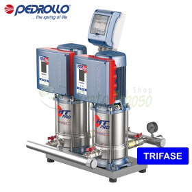 VSP2-HT 8/5 PRO - Set përforcues presioni trefazor 2x2.5 HP - Pedrollo