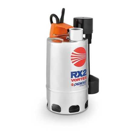 RXm 4/40 - GM - electric Pump for dirty water VORTEX single phase Pedrollo - 1