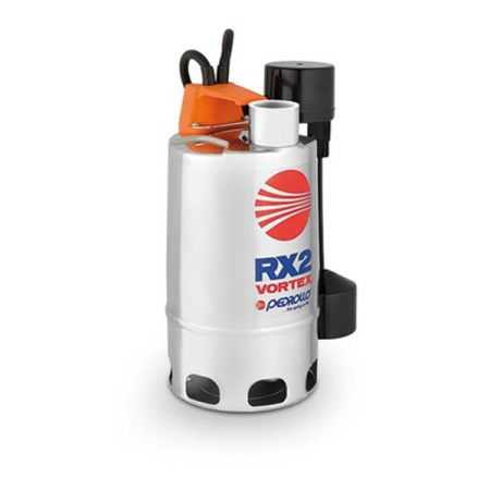 RXm 5/40 - GM - Pompe électrique monophasée VORTEX 1,5 HP pour eaux