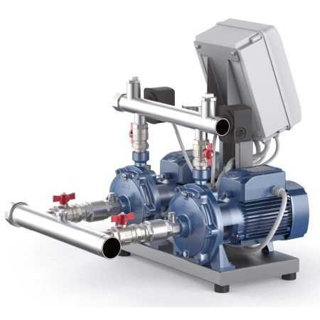 CB2 - 2CPm 25/130 - Grup de presiune monofazat 2x1 HP Pedrollo - 1