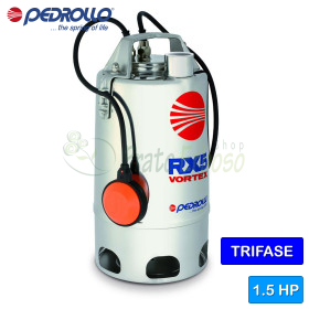 RX 5/40 - Electrobomba VORTEX trifásica de 1,5 CV para aguas sucias