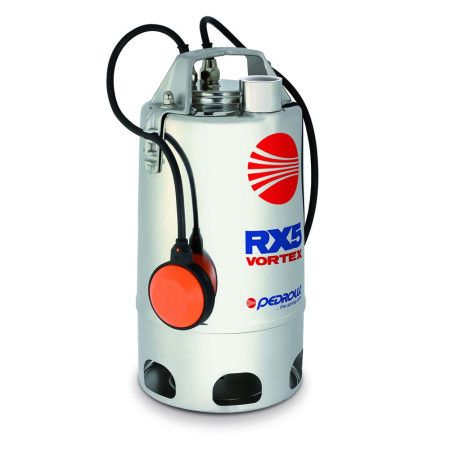 RX 5/40 - Pompe électrique pour l\'eau sale VORTEX en trois phases Pedrollo - 1