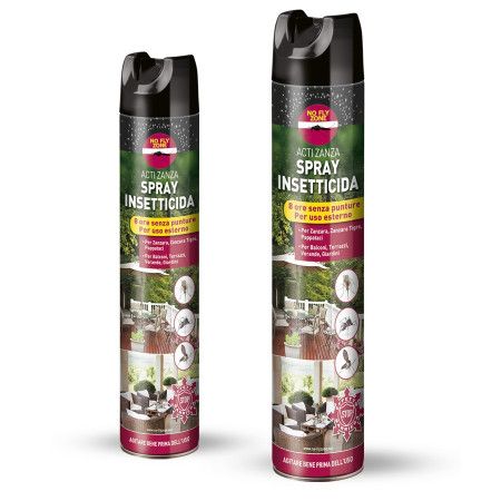 Acti Zanza Spray Insecticid pentru medii în aer liber, 750 ml No Fly Zone - 1