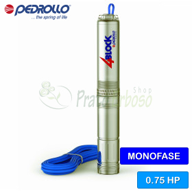 4BLOCKm 4/7 (20m) - 0.75 HP single-phase submersible electric pump Pedrollo - 1