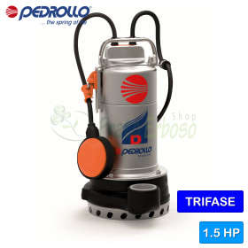 D 30 - Elettropompa per acque chiare trifase da 1.5 HP