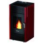 Leonora - 7 Kw red pellet stove