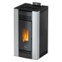 Joy Airtight - 12.5 Kw pellet stove grey Free Point - 1