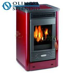 Soba pe peleti Dafne 65 - 5,5 Kw burgundy