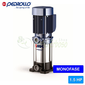 MKm 5/4 - 1.5 HP single-phase vertical multistage electric pump