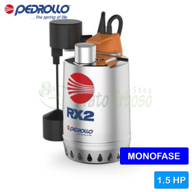 RXm 5 - GM - Elettropompa per acque chiare monofase da 1.5 HP