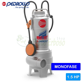 BCm 15/50-ST - Elettropompa per acque luride BICANALE monofase da 1.5 HP