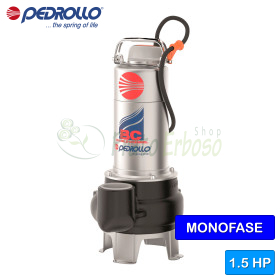 BCm 15/50 - Elettropompa BICANALE per acque luride monofase da 1.5 HP Pedrollo - 1