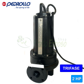 TR 1.5 - 2 HP three-phase submersible electric pump with grinder