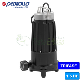 TR 1.1 - submersible electric Pump with shredder three phase - Pedrollo