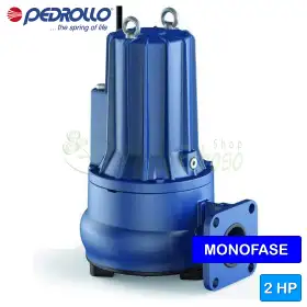 Bomba eléctrica para aguas residuales VORTEX monofásica VXCm 20/65-F 2