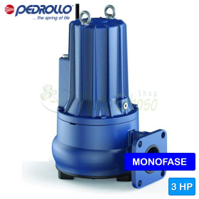 VXCm 30/65-F - Pompe électrique monophasée VORTEX 3 HP pour eaux usées Pedrollo - 1