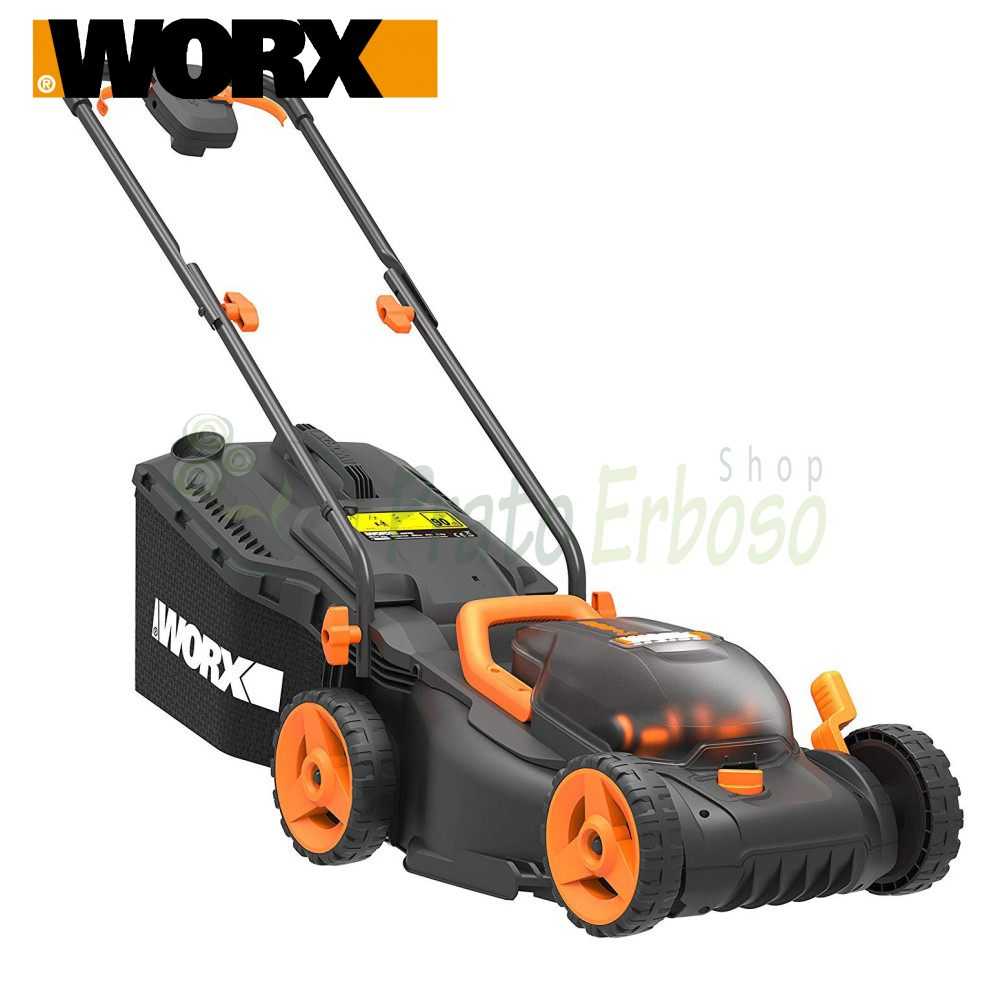 WG779E Mower battery by 34 cm Worx