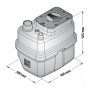 SAR 100-BCm 10/50 - Abwasserhebeanlage