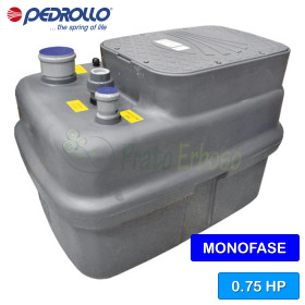 SAR 250-TOP 3 - Stazione di sollevamento acqua piovana da 0.75 HP