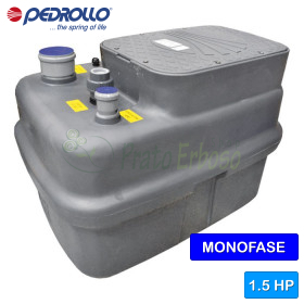 SAR 250-Dm 30 - Stazione di sollevamento acqua piovana da 1.5 HP Pedrollo - 1