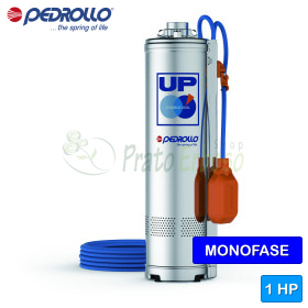 UPm 2/4-GE (10m) - Elettropompa sommersa monofase con galleggiante da 1 HP