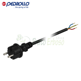 H05 VV-F - Cable for pump 1.5 meters 3x0.75 - Pedrollo
