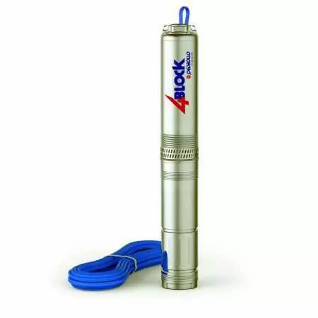 4BLOCKm 6/10 (20m) - 1.5 HP single-phase submersible electric pump Pedrollo - 1