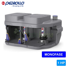 Stație de pompare ape uzate SAR 550-VXm 10/50 - 1 CP