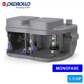 Stacioni i ngritjes së ujërave të zeza SAR 550-VXm 15/50 - 1,5 HP
