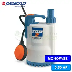 TOP 2 - LA - 0.50 HP Electric Drainage Pump for Aggressive Liquids
