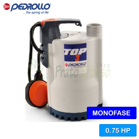 TOP 3 - LA - Drainage pump for aggressive liquids 0.75 HP